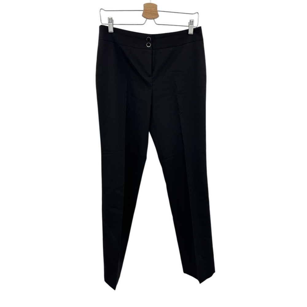 Jones New York Signature Black Stretch Straight Leg Pants